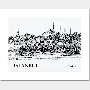 Istanbul - Turkey Posters and Art